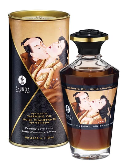 Shunga Intimate Kisses Oil - Creamy Love Latte - 100ml
