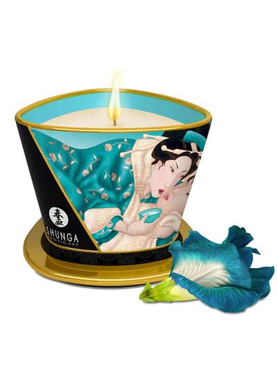 Shunga Massage Candle - Island Blossoms - 170ml