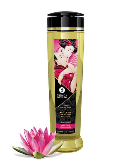 Shunga Massage Oil - Amour Sweet Lotus - 240ml