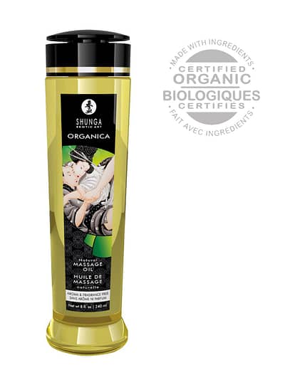 Shunga Massage Oil Organica Aroma and Fragrance free - 240ml