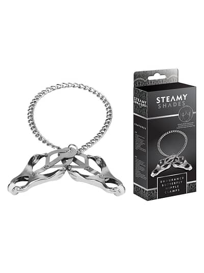 Steamy Shades Butterfly Nipple Clamps