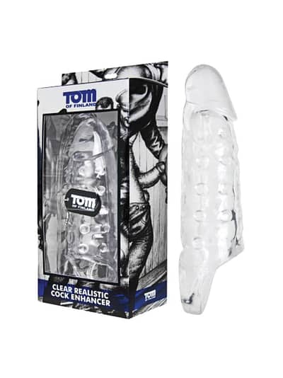 Tom Of Finland Clear Realistic Cock Enhancer