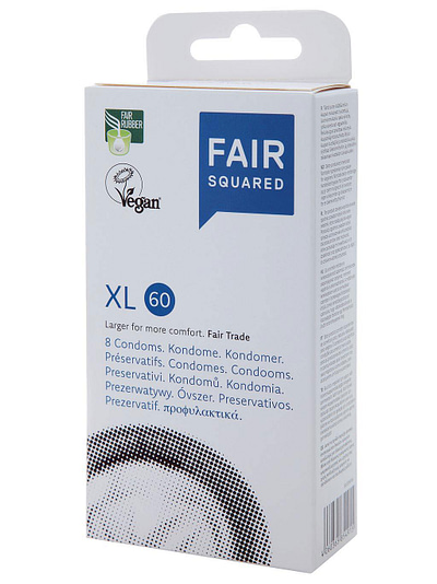 Var. Fair Squared XL 60 Condoms - 8pcs