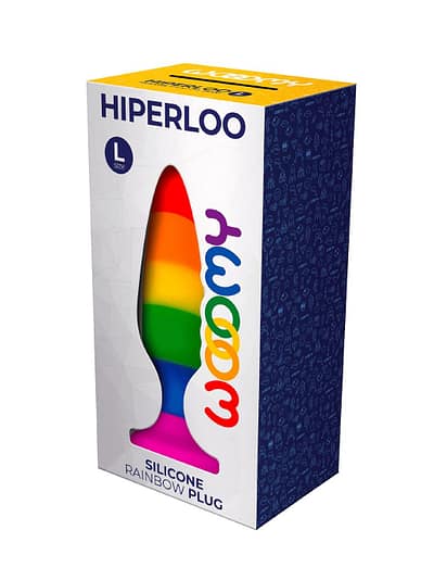 Wooomy Hiperloo Silicone L - Rainbow